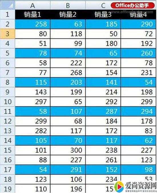 Excel如何隔行求和 隔行求和的技巧