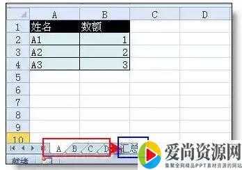 excel如何用函数公式合并多个工作表 合并多个工作表的方法