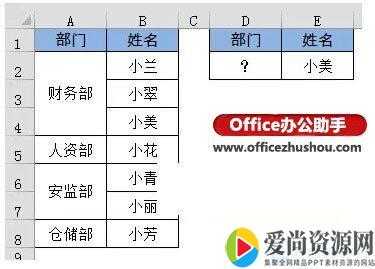 Excel如何查询合并单元格的数据 合并单元格的数据查询方法