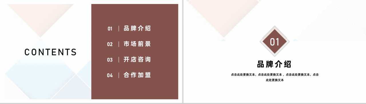 餐饮行业美食展示宣传招商加盟活动策划流程宣讲PPT模板-2