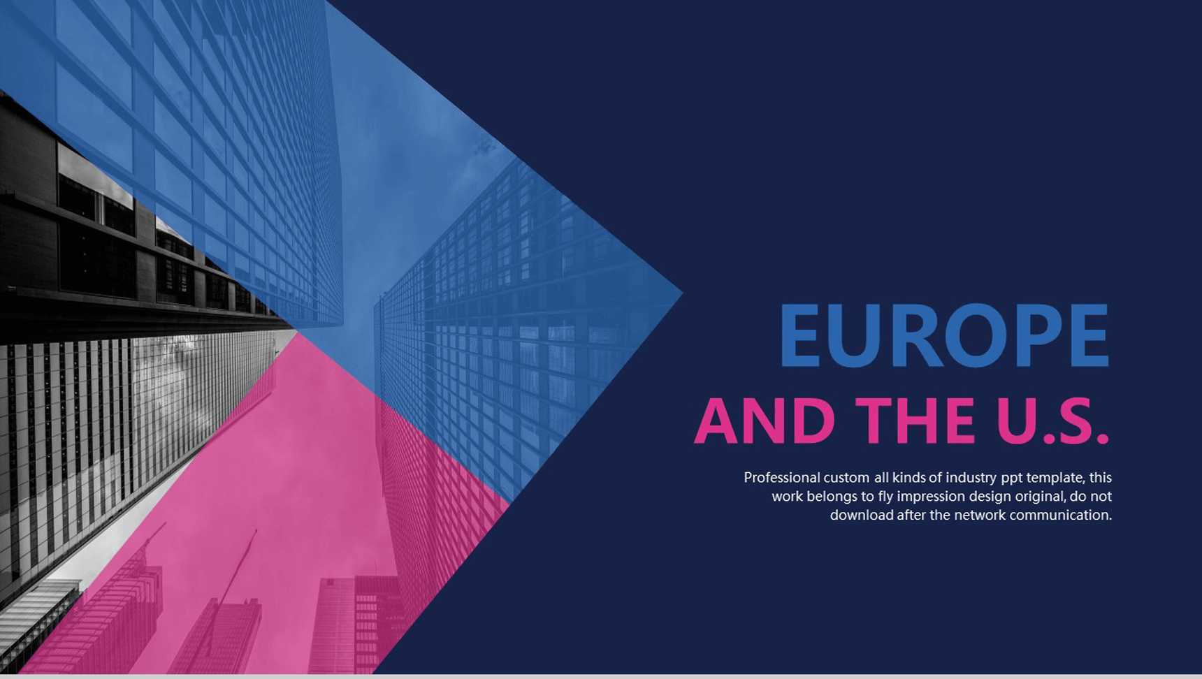 欧美风企业画册商务通用企业PPT模板