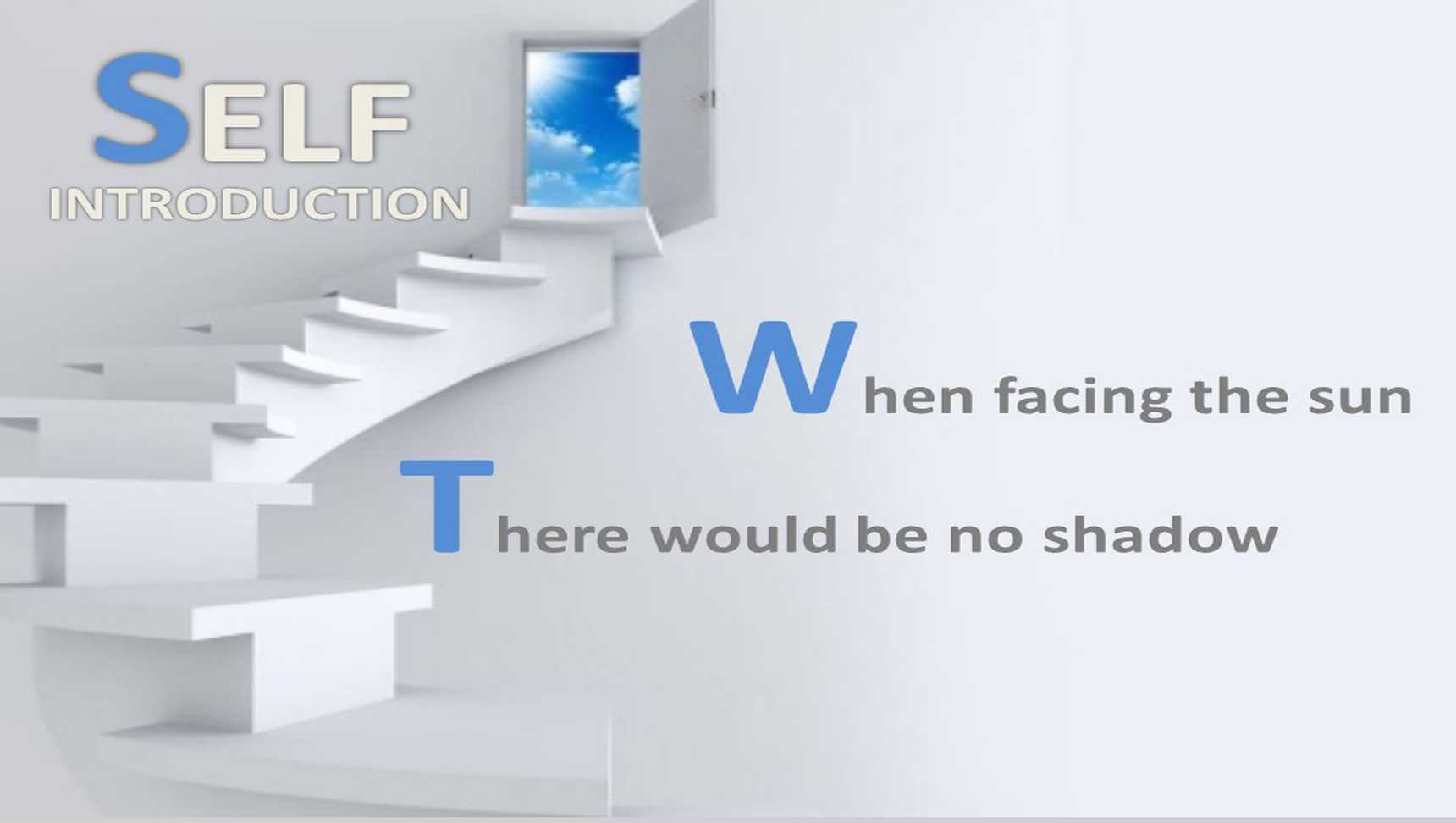 灰色简约个人介绍PPT模板