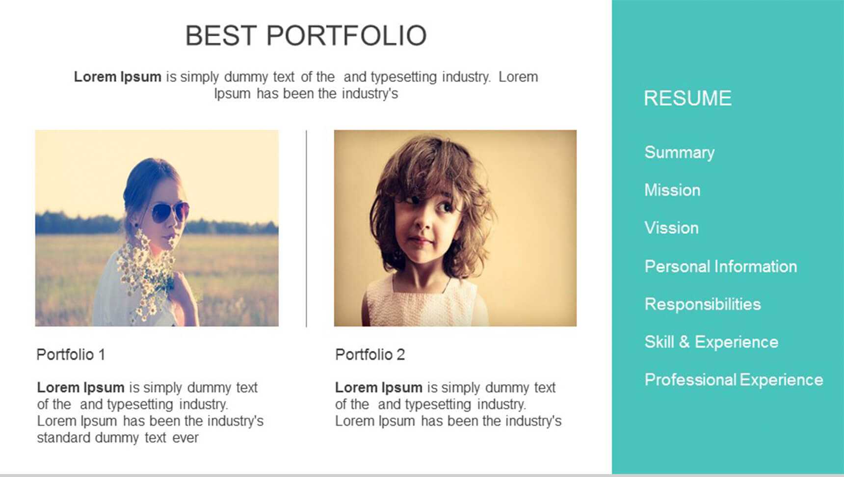 英文欧美自我介绍简历求职竞聘通用PPT模板