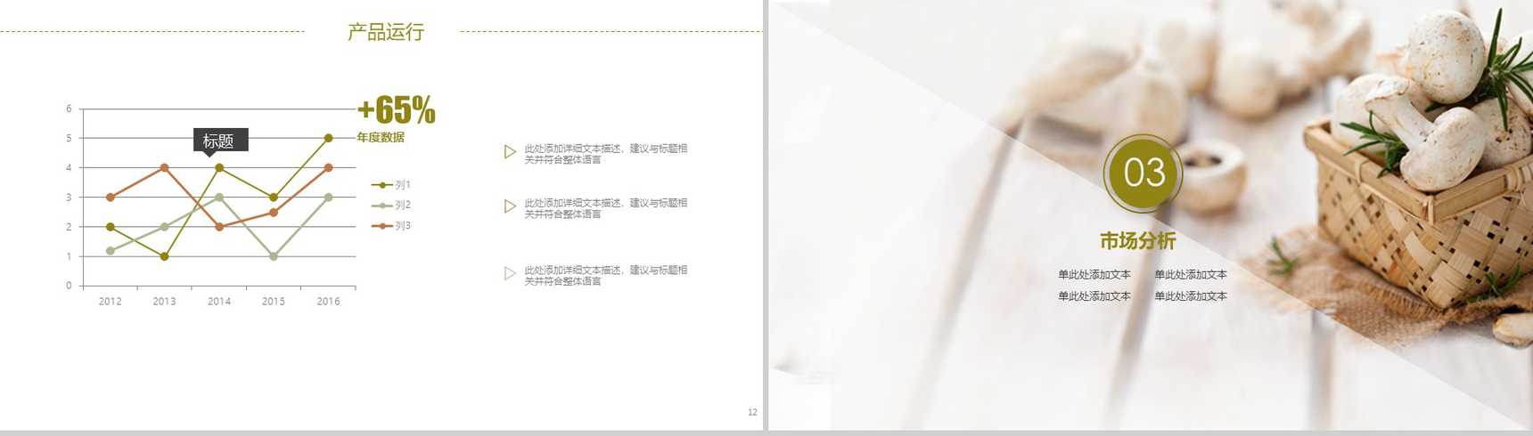 极简商务野菌美食宴项目宣传推广策划PPT模板-7