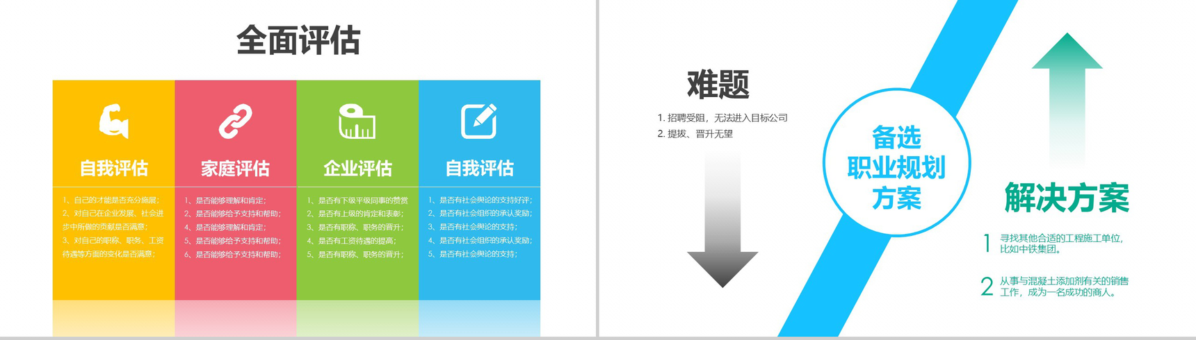 规划精彩人生创意职业规划PPT模板-14
