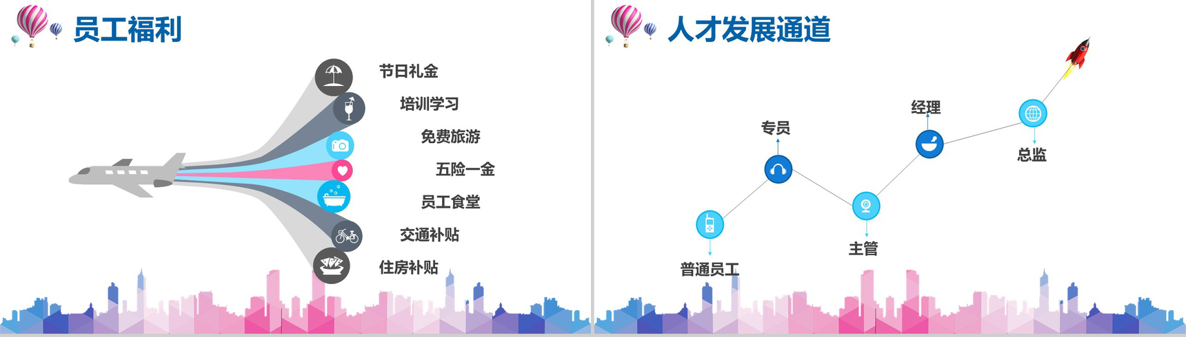 奔跑吧校园招聘企业介绍PPT模板-9