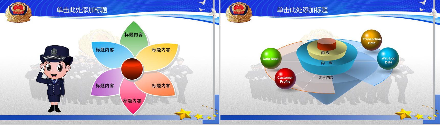 全国公安国保经验交流研讨会会议报告PPT模板-3