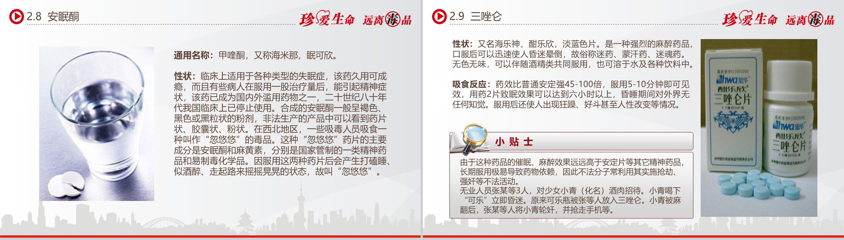 禁毒知识宣传通用PPT模板-11