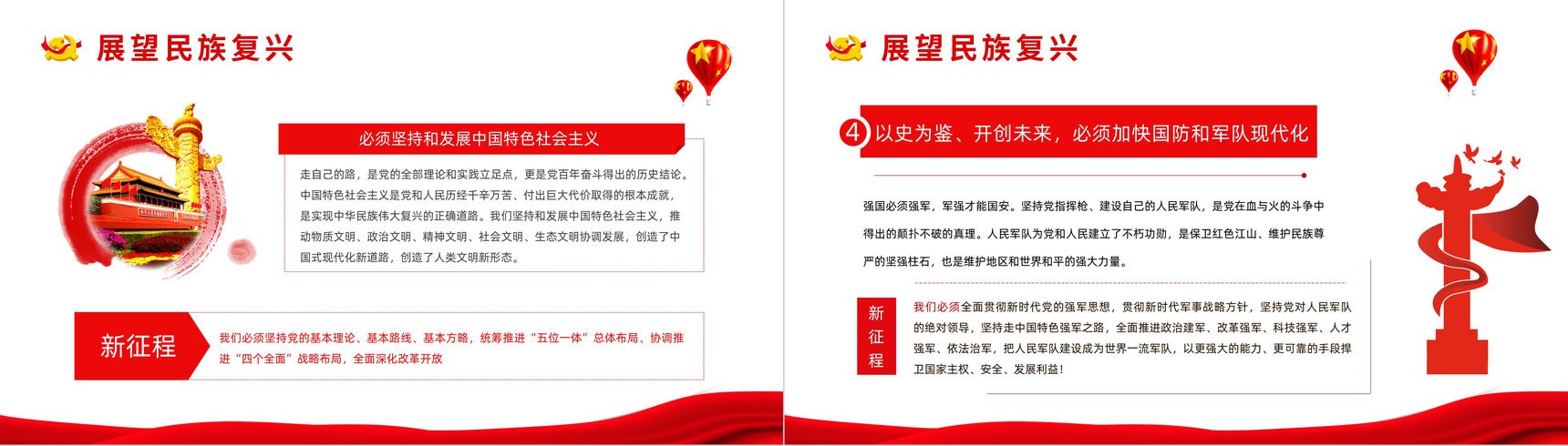 庆祝建党一百周年活动策划建党一百周年大会讲话精神解读知识培训PPT模板-4